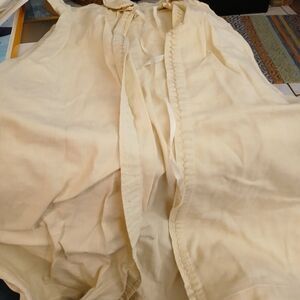 Cream Sleeveless Top